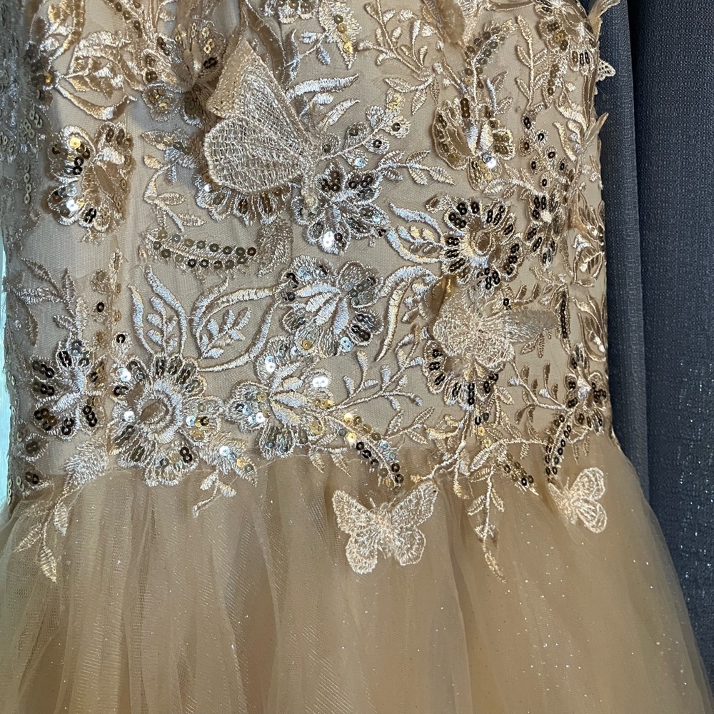 Elegant Floral Embroidered Dress